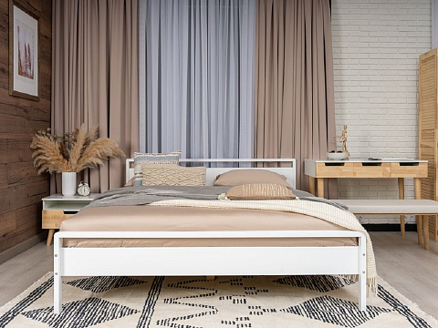 Кровать в стиле минимализм Alma - Кровать из массива в минималистичном исполнении