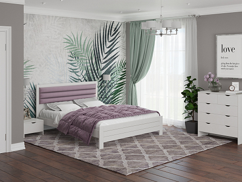Зеленая кровать Prima - Кровать в универсальном дизайне из массива сосны.