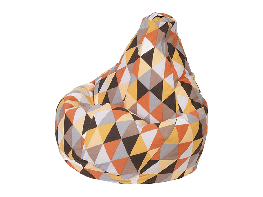 Кресло-мешок Flow 85x85 Ткань: Жаккард Янтарь - Кресло-мешок с оригинальным дизайном 