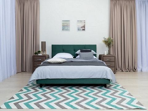 Кровать 80х190 Next Life 1 - Современная кровать в стиле минимализм с декоративной строчкой