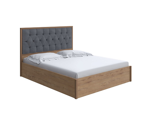 Двуспальная кровать с высоким изголовьем Vester Lite с подъемным механизмом - Современная кровать с подъемным механизмом