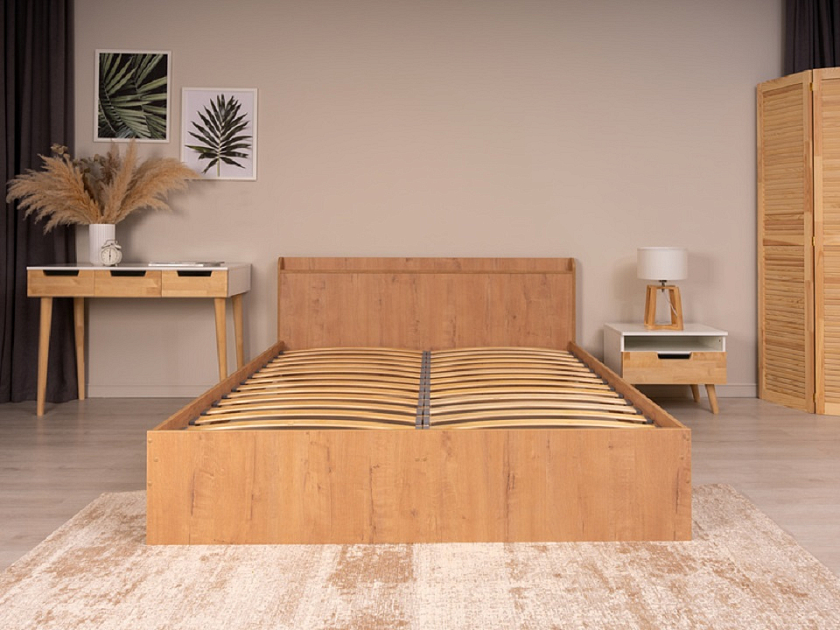 Кровать Bord 90x190 ЛДСП Бунратти - Кровать из ЛДСП в минималистичном стиле.