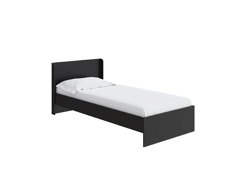 Кровать Practica 90x190 ЛДСП Черный - Изящная кровать для любого интерьера