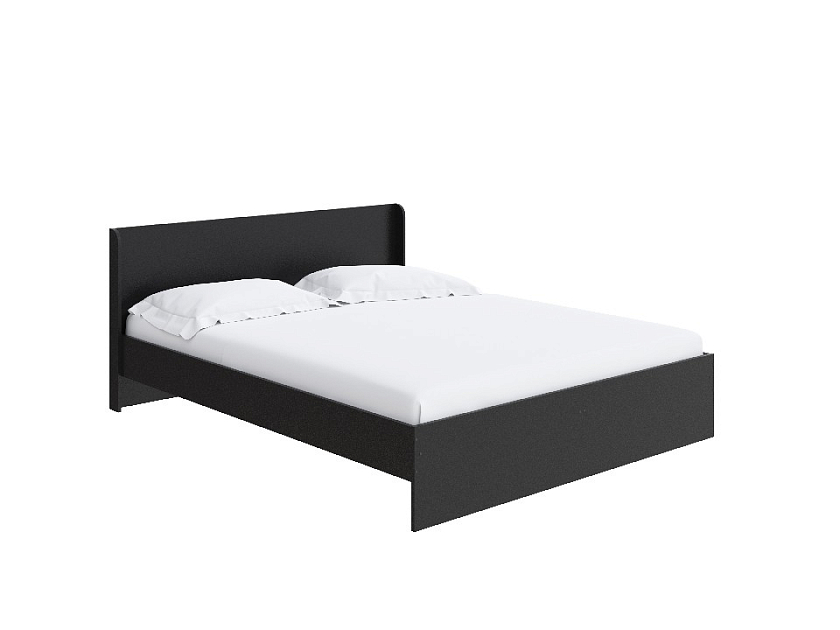 Кровать Practica 90x190 ЛДСП Черный - Изящная кровать для любого интерьера