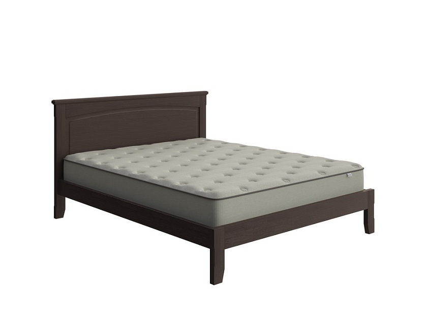 Кровать Marselle-тахта 80x180 Массив (сосна) Венге - Деревянная кровать со встроенным основанием